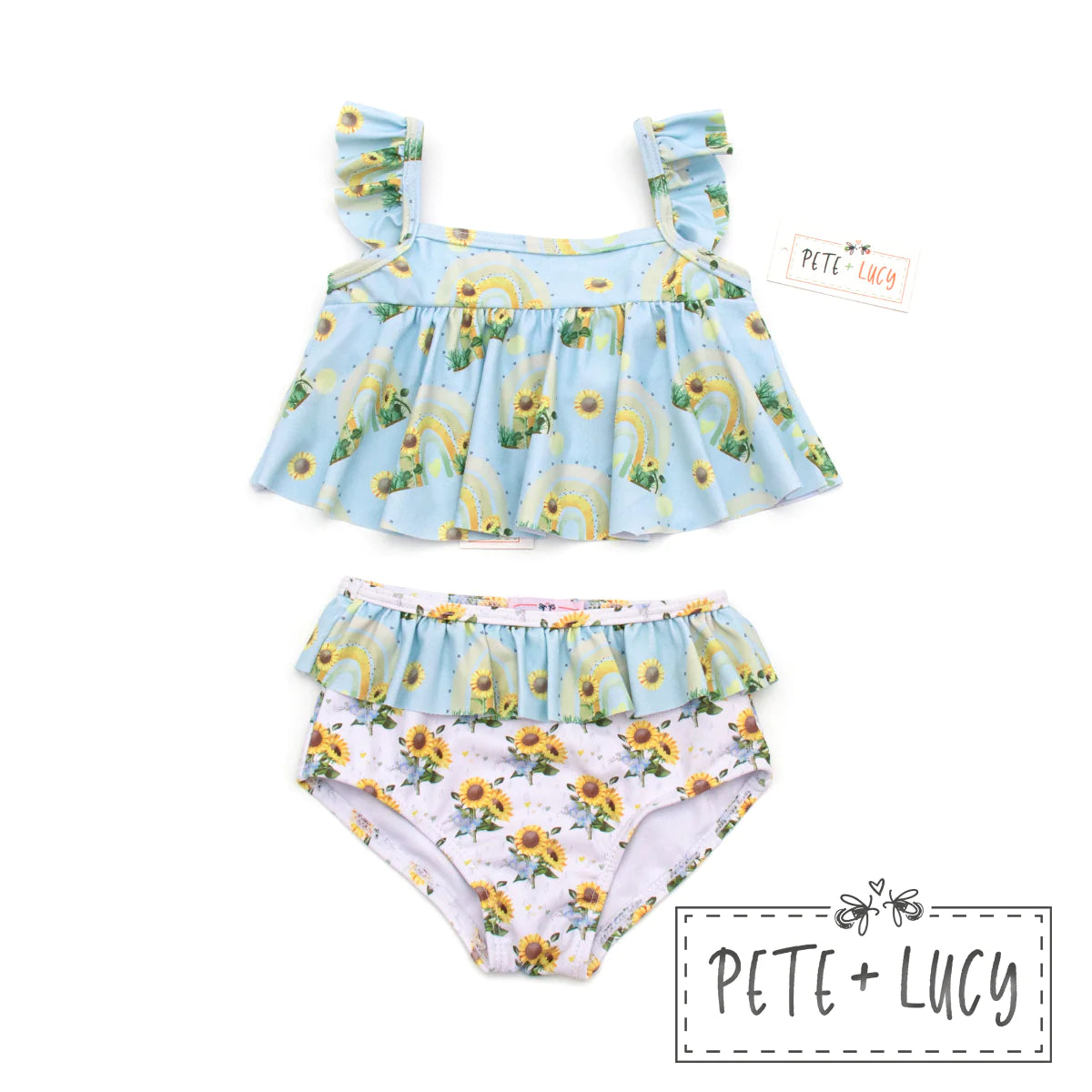 Happy Sunflower 2 Pc Swimsuit