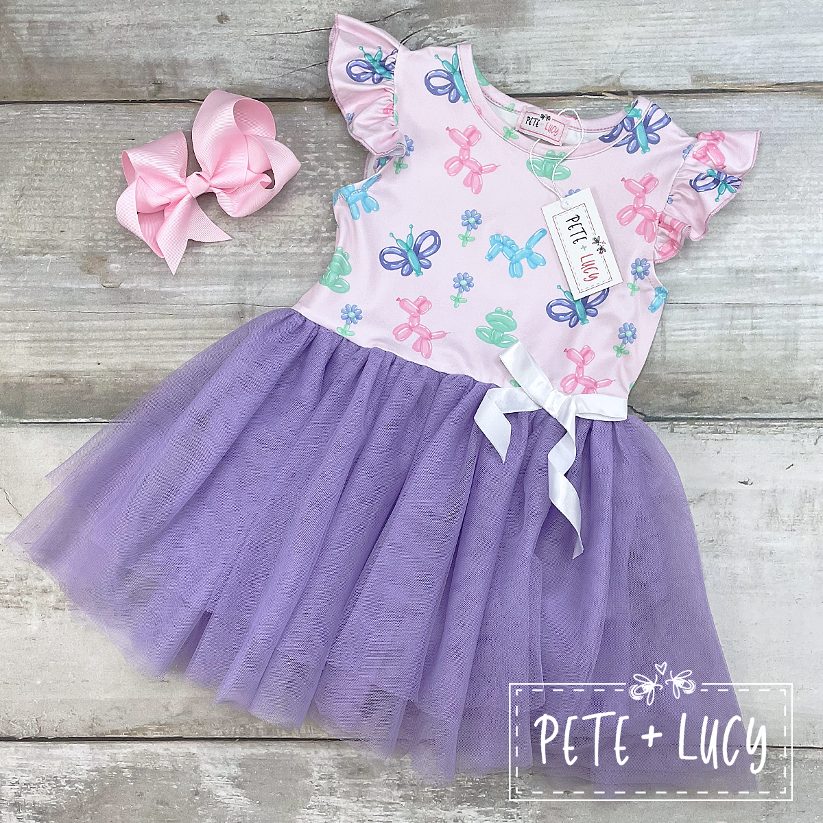Balloon Animals Tulle Dress