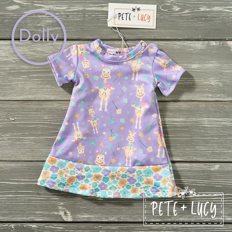 Gracie's Giraffe Dolly Dress