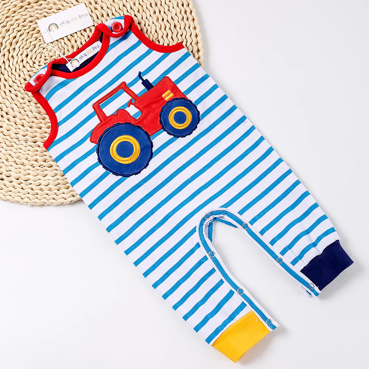 Happy Tractor Romper