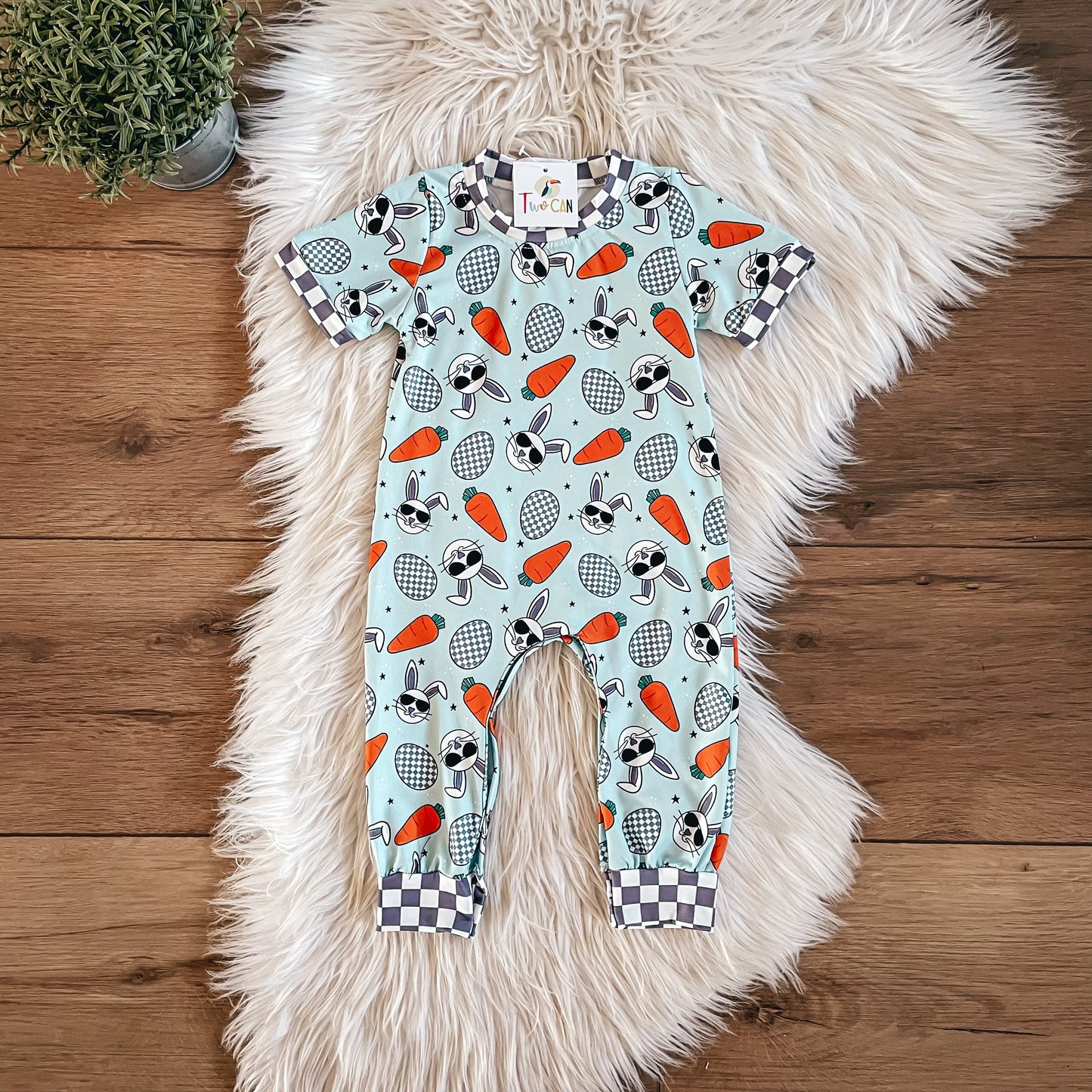 Cool Bunnies Easter Infant Romper