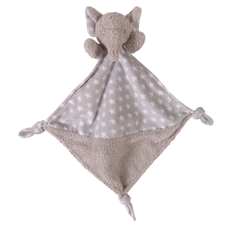 Knotty Blankie Lovey, Grey Elephant
