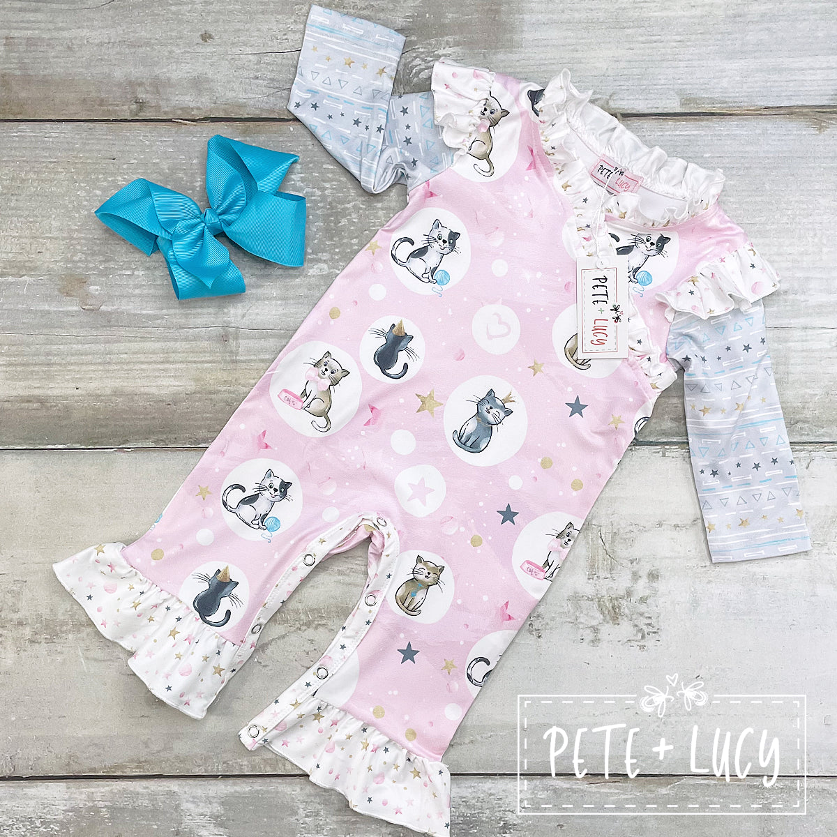 Pretty Kitties Infant Romper