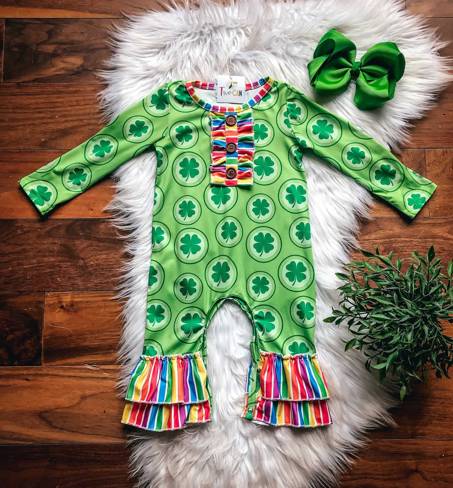 Shamrock Shenanigans Romper