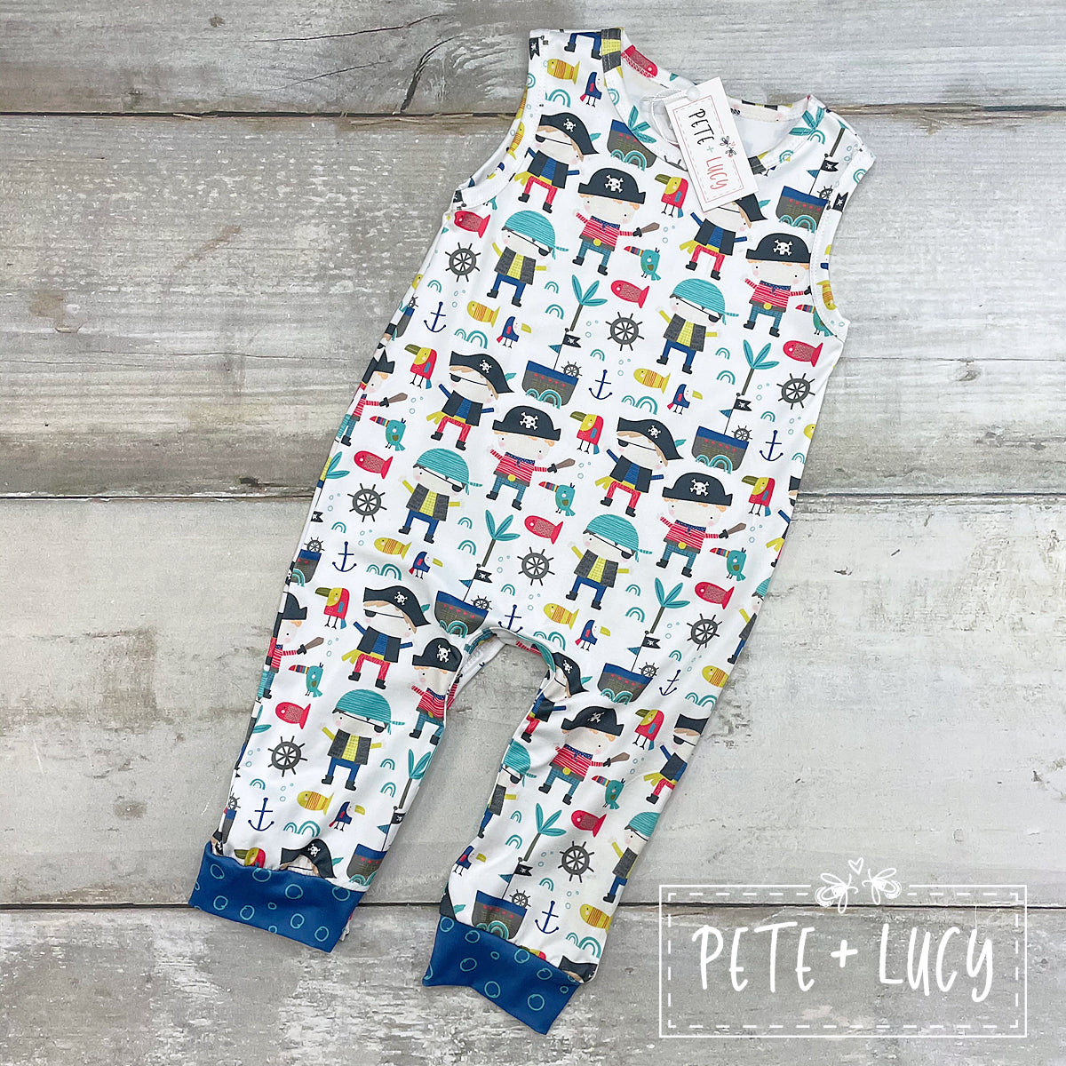 Pirate's Treasure Boys Infant Romper