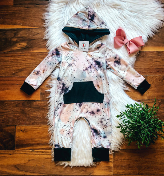 Splatter Tie Dye Romper