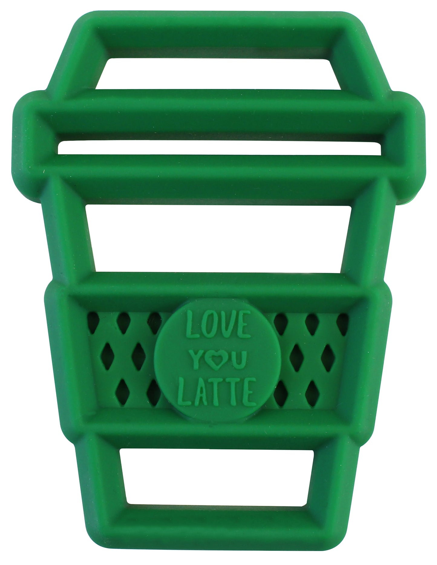 Chew Crew Silicone Teether, Latte